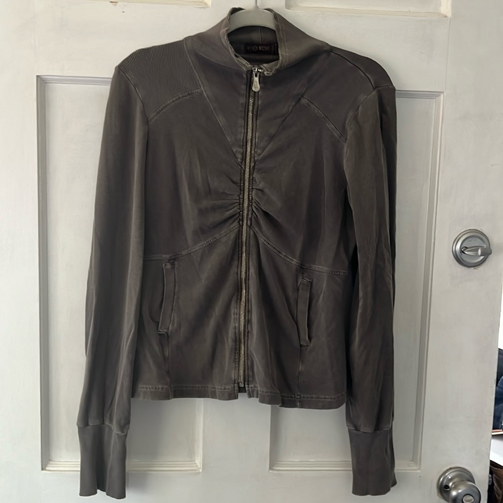 XCVI Brown Sweat Jacket